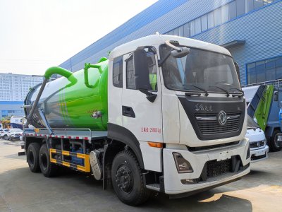 東風天龍後雙橋18方吸污車