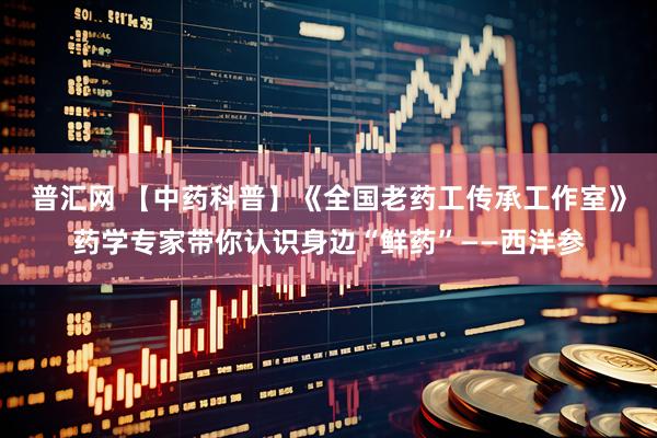 普汇网 【中药科普】《全国老药工传承工作室》药学专家带你认识身边“鲜药”——西洋参