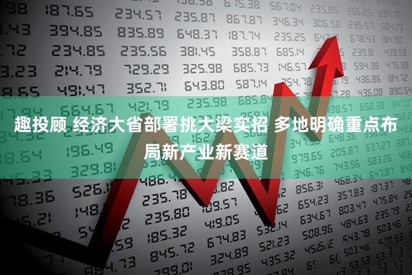 趣投顾 经济大省部署挑大梁实招 多地明确重点布局新产业新赛道