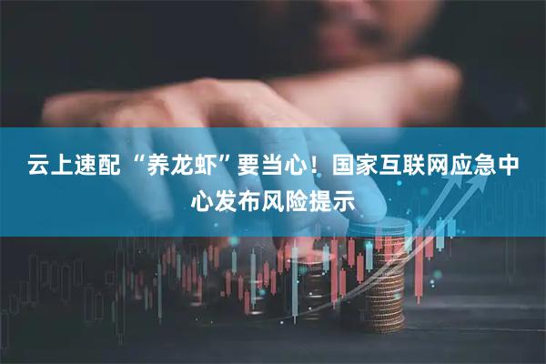 云上速配 “养龙虾”要当心！国家互联网应急中心发布风险提示