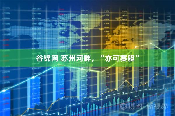 谷锦网 苏州河畔，“亦可赛艇”