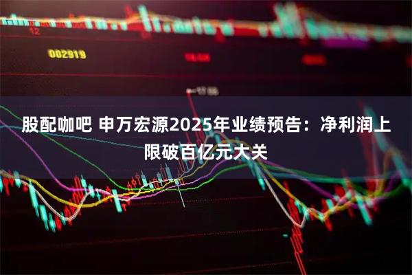 股配咖吧 申万宏源2025年业绩预告：净利润上限破百亿元大关