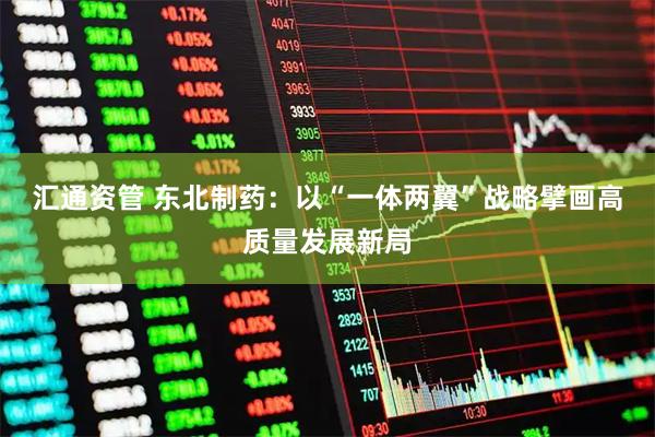 汇通资管 东北制药：以“一体两翼”战略擘画高质量发展新局