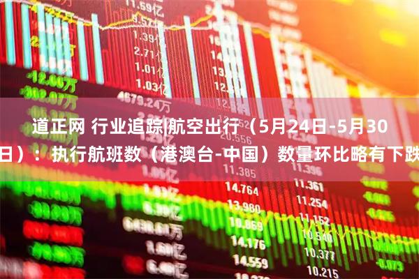 道正网 行业追踪|航空出行（5月24日-5月30日）：执行航班数（港澳台-中国）数量环比略有下跌